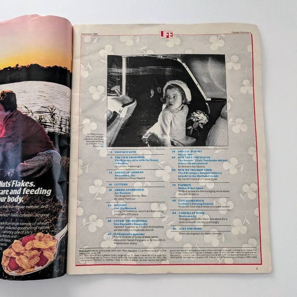 Life Magazine September 1986 - Caroline Kennedy Sarah Ferguson Weddings Vintage - Picture 5 of 15